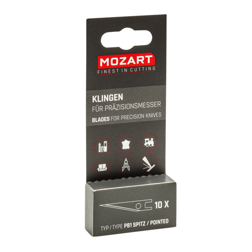 10 Präzisionsklingen (für Präzisionsmesser P1 und P2) - Mozart