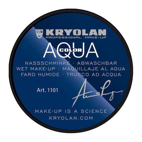 Aquacolor Kompaktschminke 071 (deep black) - Kryolan – Kryolan Make-Up für Cosplay und Special FX kaufen bei mamike.de