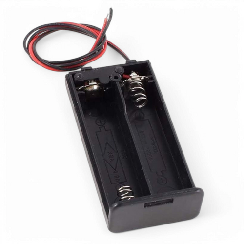 AA Kunststoff Batteriehalter mit Hülle (2x AA Batterien) – LED Elektronik für Cosplay kaufen bei mamike.de