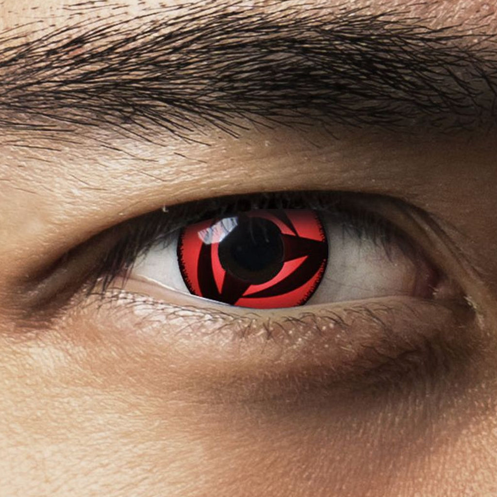 Kakashis Mangekyou Sharingan Jahreskontaktlinsen (rot/schwarz) - Aricona – Cosplay Kontaktlinsen kaufen bei mamike.de