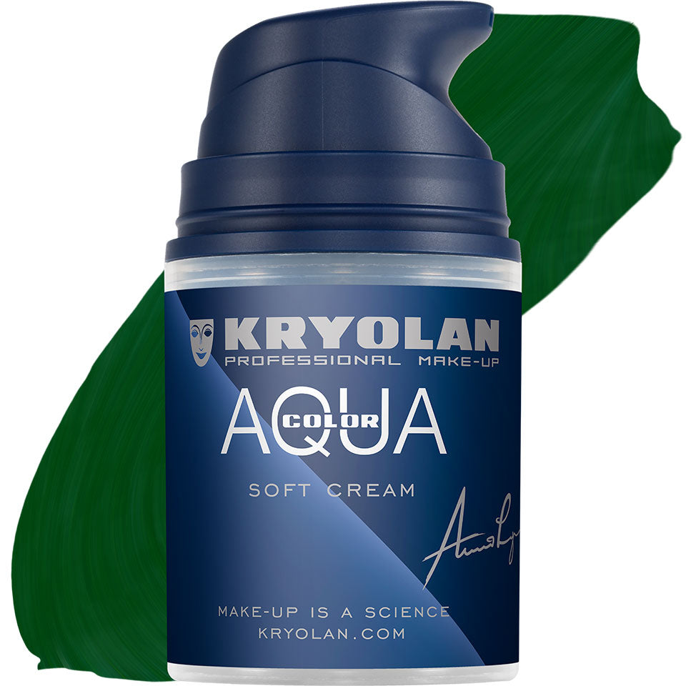 Aquacolor Soft Cream (vibrant green) 50 ml - Kryolan