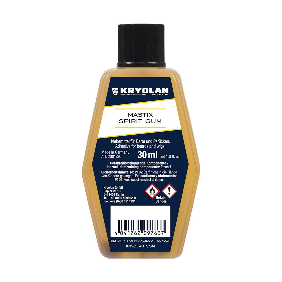 Mastix Spirit Gum Klebemittel (30 ml) - Kryolan – Kryolan Make-Up für Cosplay und Special FX kaufen bei mamike.de