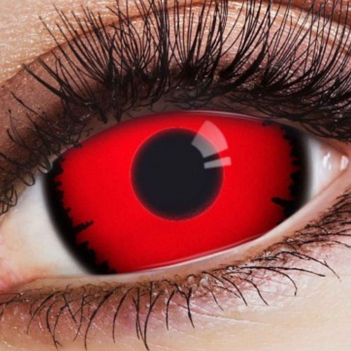 Mini Sclera Volturi Jahreskontaktlinsen (rot) - Aricona