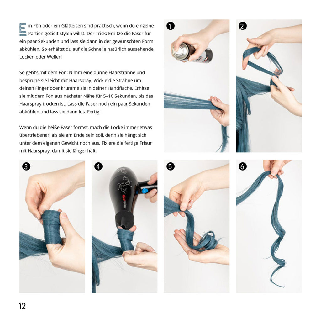 Perücken 3D Tutorial Buch - Kukkii-san (Deutsch)