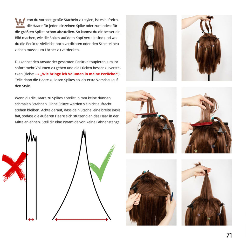 Perücken 3D Tutorial Buch - Kukkii-san (Deutsch)