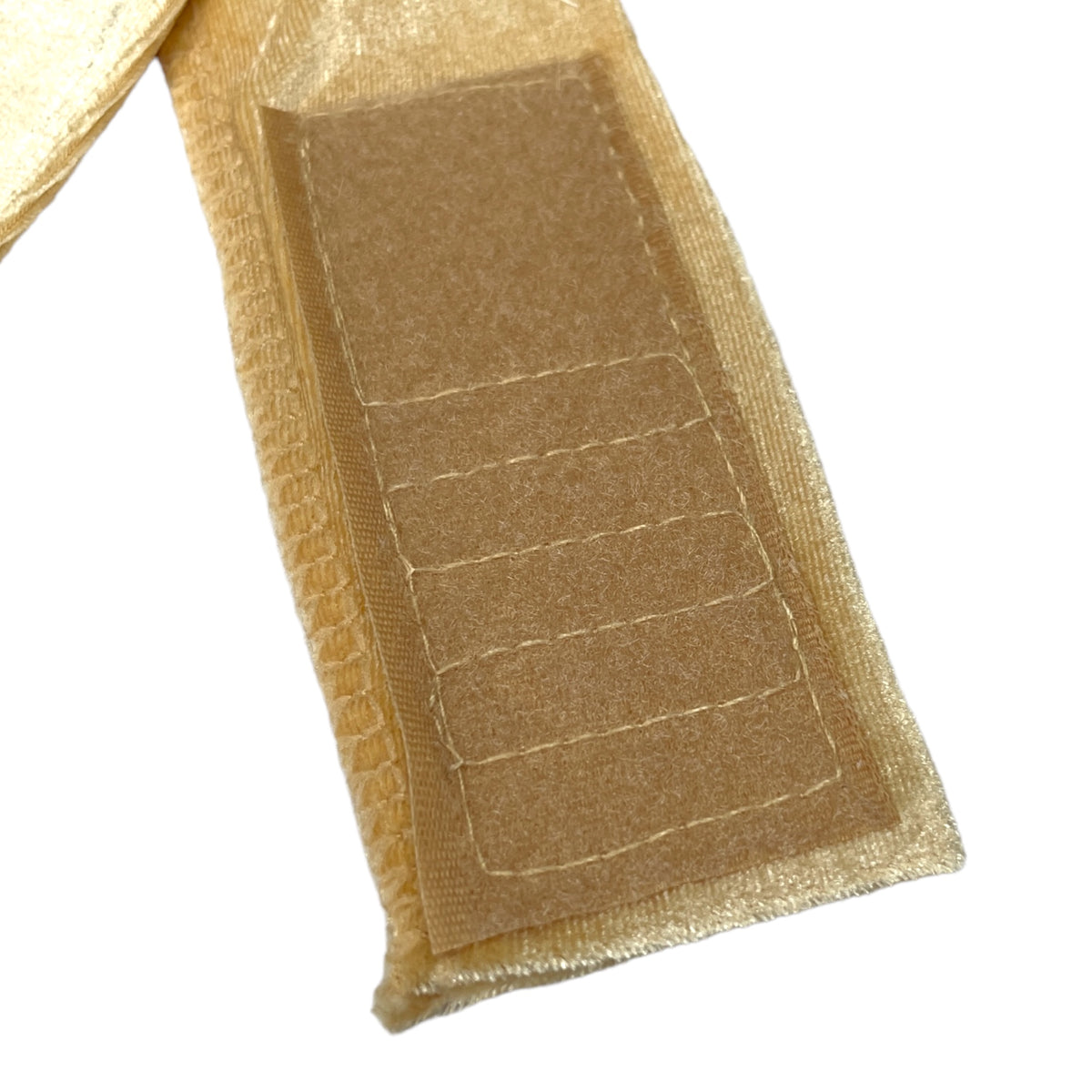 Perückenband Samt Beige