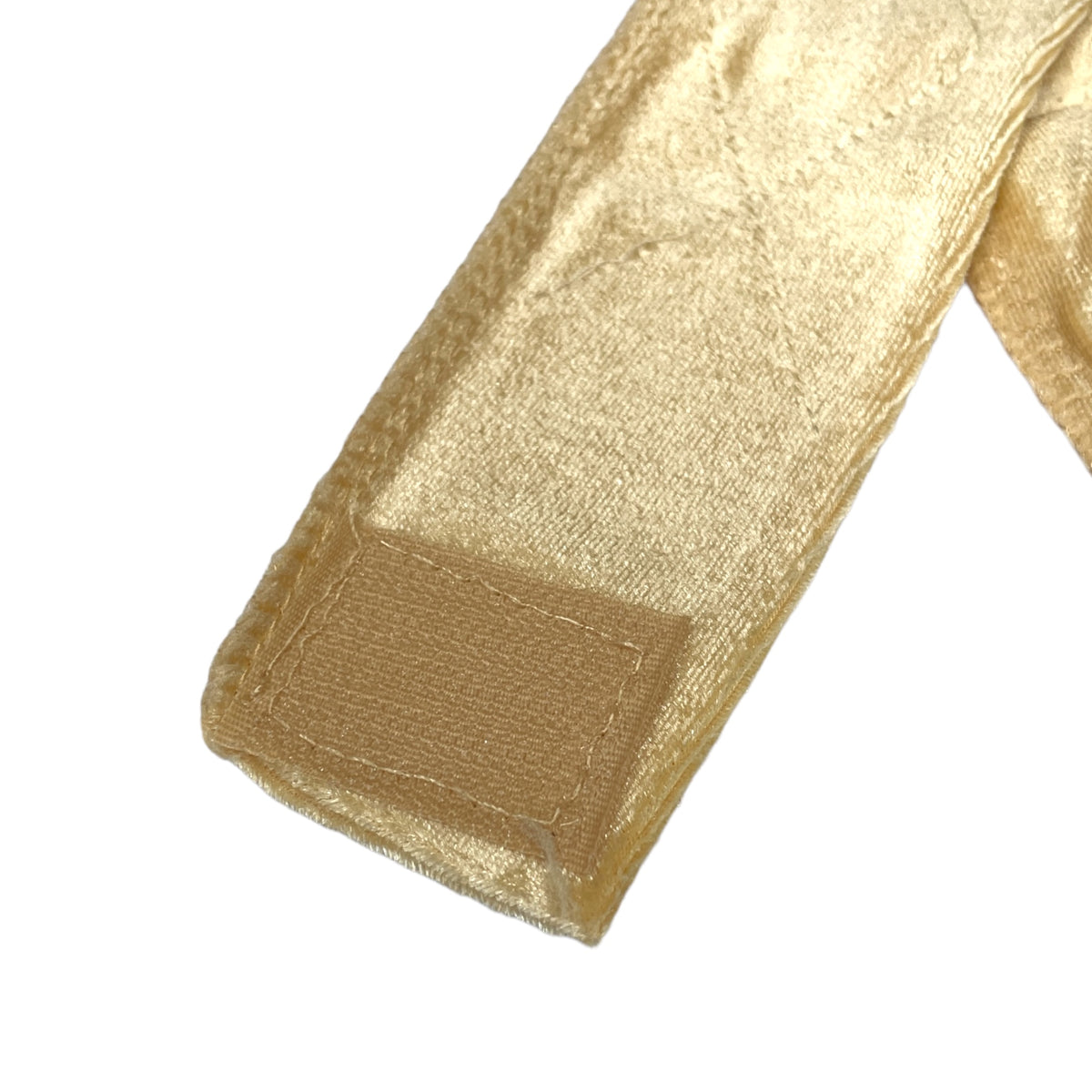 Perückenband Samt Beige