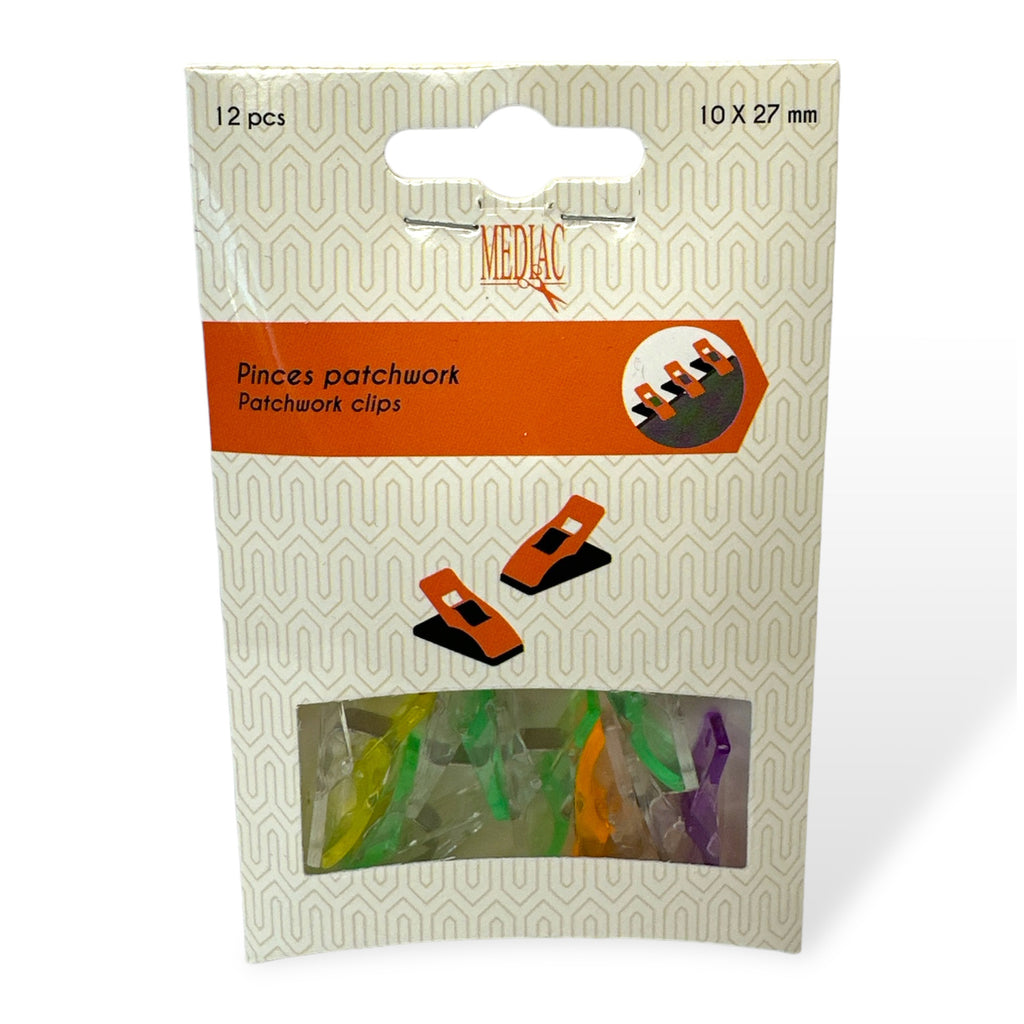 Stoffklammern Patchwork Clips (12 Stk.)
