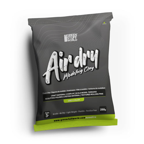 Air Dry Foam Clay 250gr. - Grau