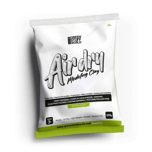 Air Dry Foam Clay 250gr. - Weiß