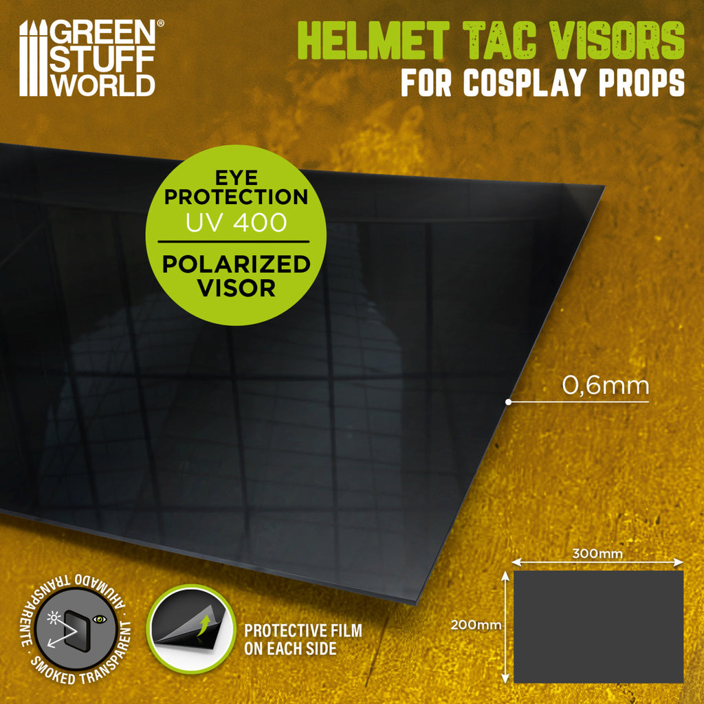 Cosplay TAC Helmlinse - Rauchschwarz