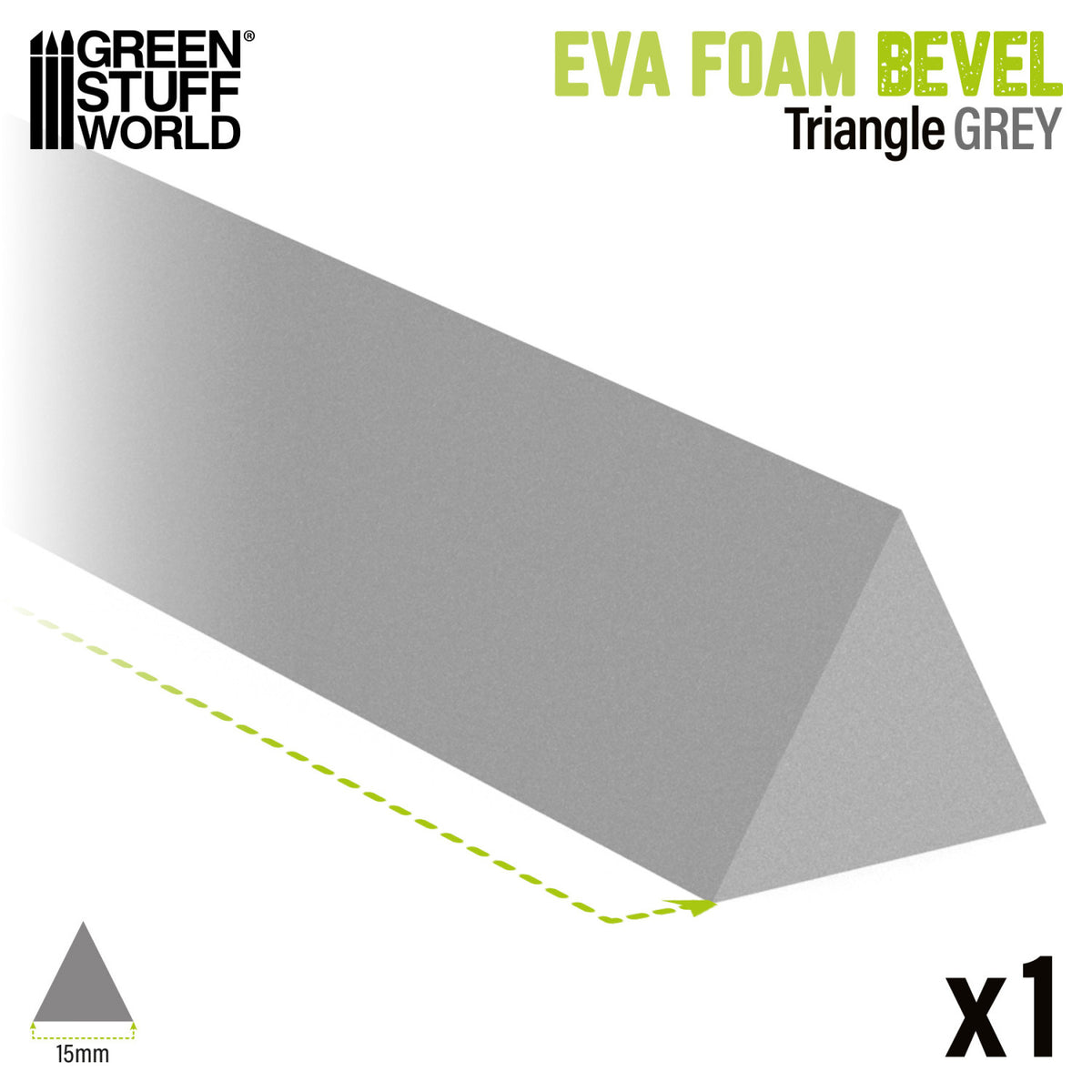 EVA Schaumstoff Dübel - Triangel 15 mm