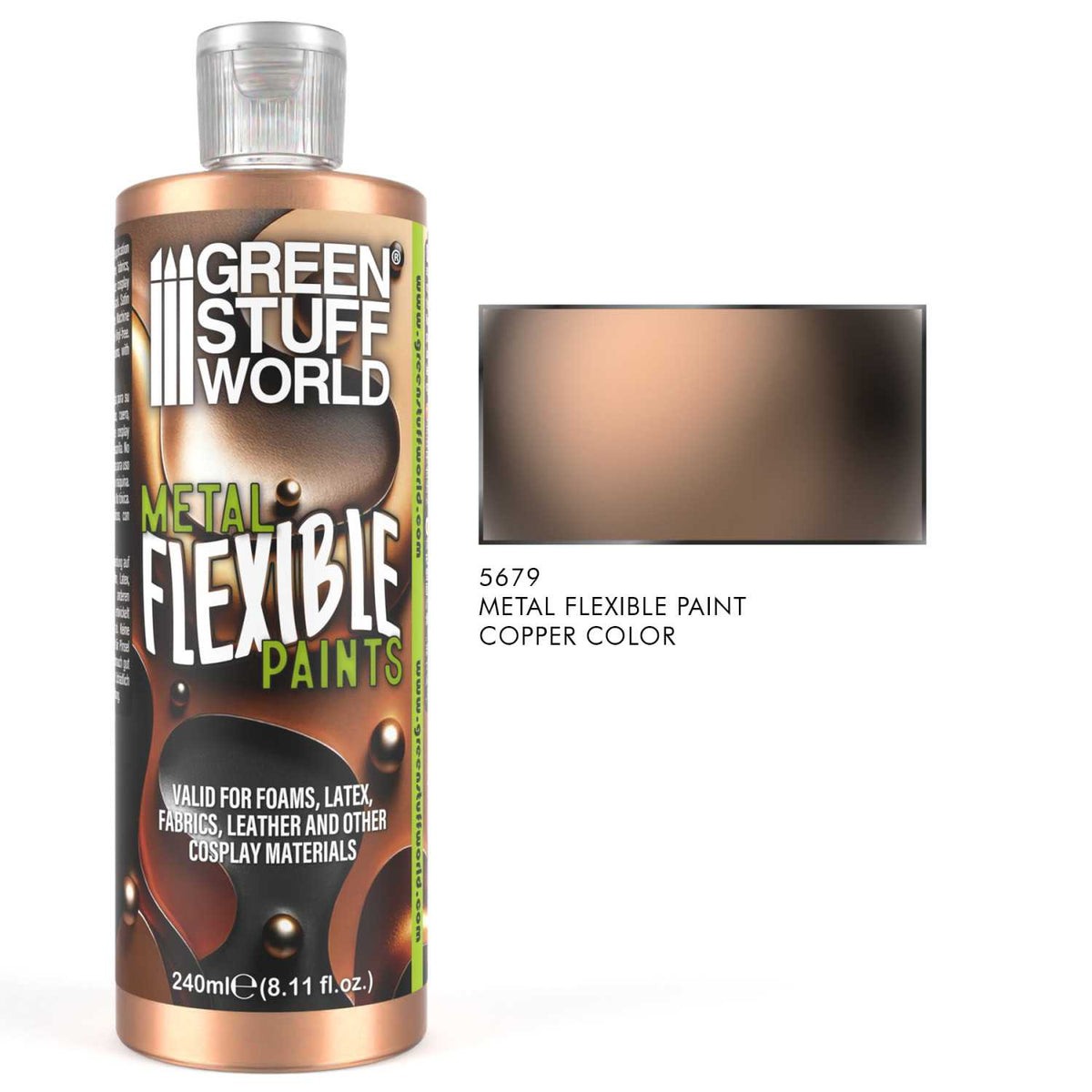 Flexible Metallic-Farbe Kupfer 240ml